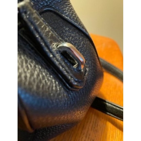 *Michael Kors Pebbled Tote Black Leather Satchel - Picture 6 of 7